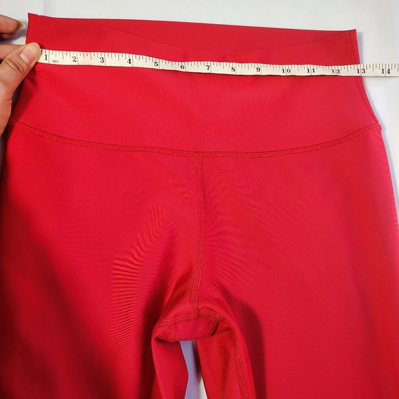 Alo Yoga high-waisted Airlift leggings vibrant classic red women's activewear L. - Picture 7 of 16